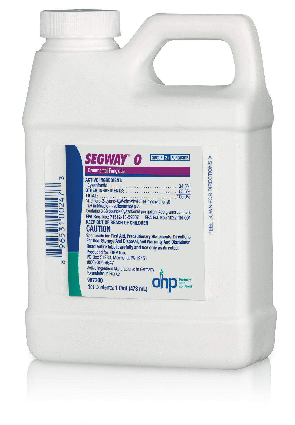 Segway® O 1 Pint Bottle 8/cs - Fungicides